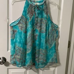 NWOT Women’s Gorgeous Halter Gauzy Sleeveless Top